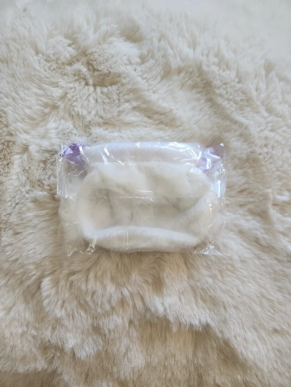 Chiikawa momonga drawstring fluffy plush bag